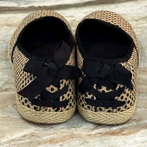 Women’s UGG Indah polka dot burlap genuine sheepskin flats- Size 6 - Picture 5 of 8